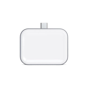 satechi usb-c wireless charging dock for airpods (space grey)
